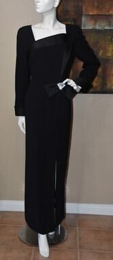GRETA Asymmetric Formal Evening Party Long Sleeve Rhinestone Column Gown Dress